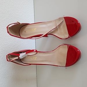 Kayleen by Los Angeles ANTJET-87 red high heels size 8.5